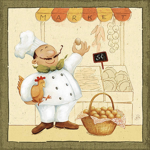 Homedeas Decoupage Images for Kitchen