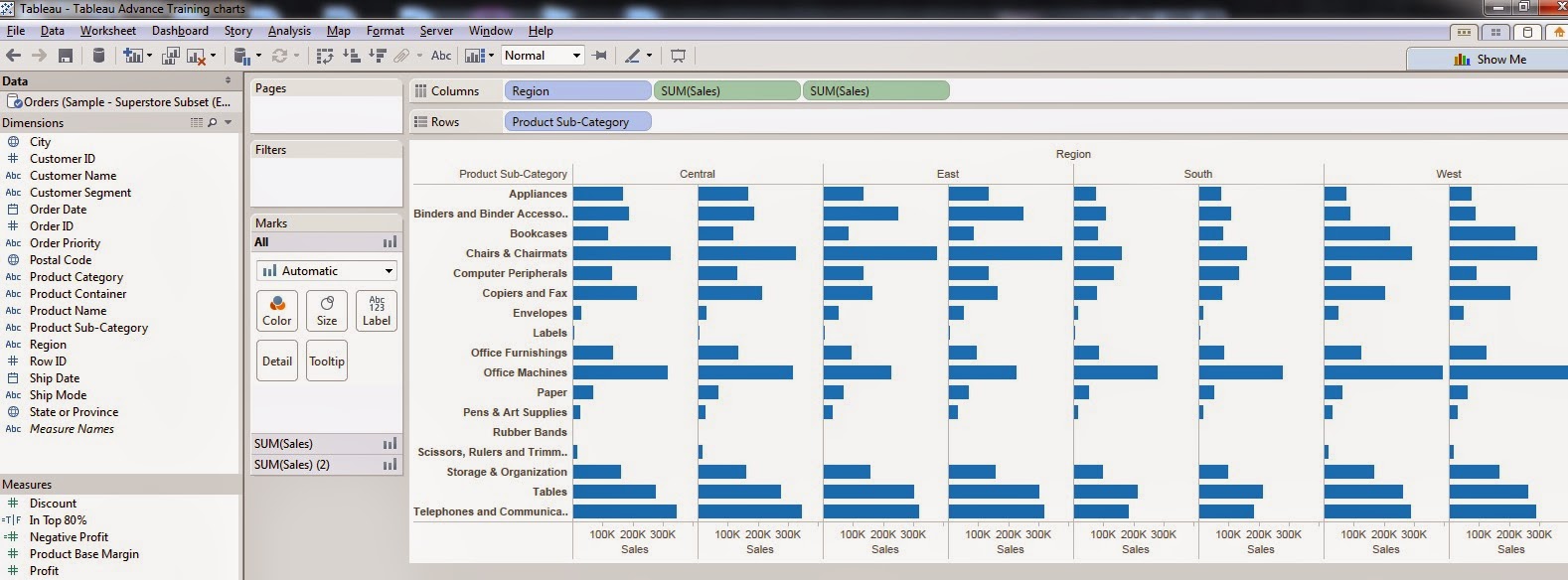 Tableau Visualization -- How to build lollipop Chart ~ Best Way To