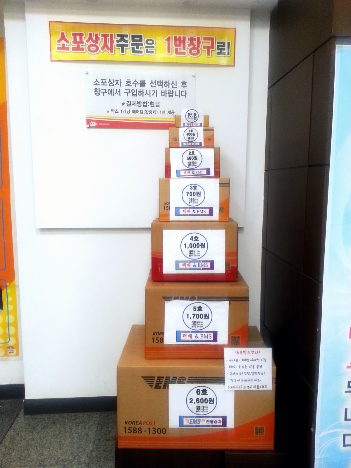 Minority Report Using a post office in Seoul, South Korea