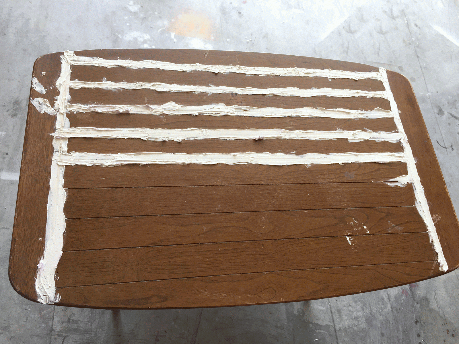 Mid Mod Inspirations Side Table Makeover