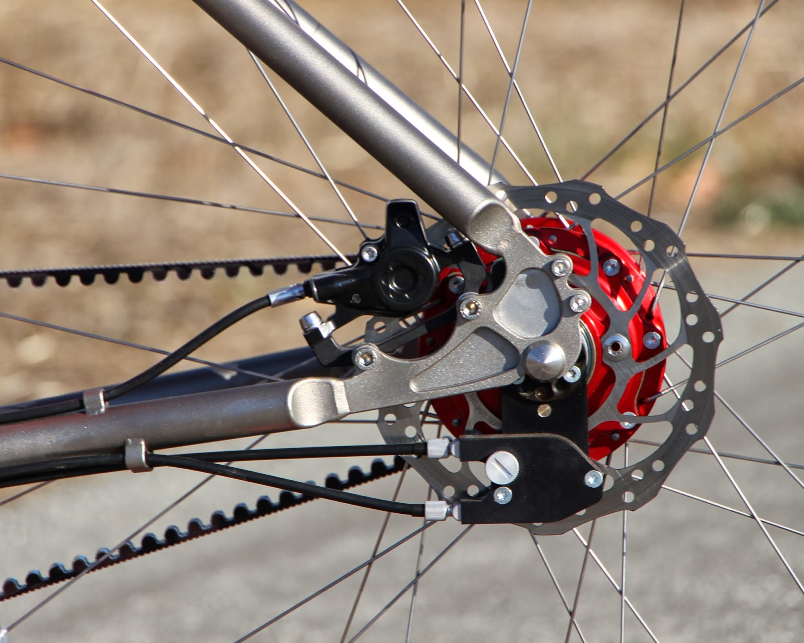 The Monkey Lab Custom Independent Fabrication Belt Drive Rohloff Commuter