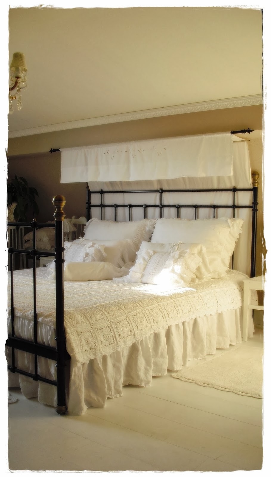 Shabby landhaus: vorher nachher....schlafzimmer......