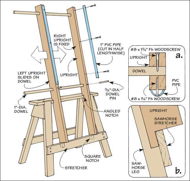 World Of Wood Finishing Easel