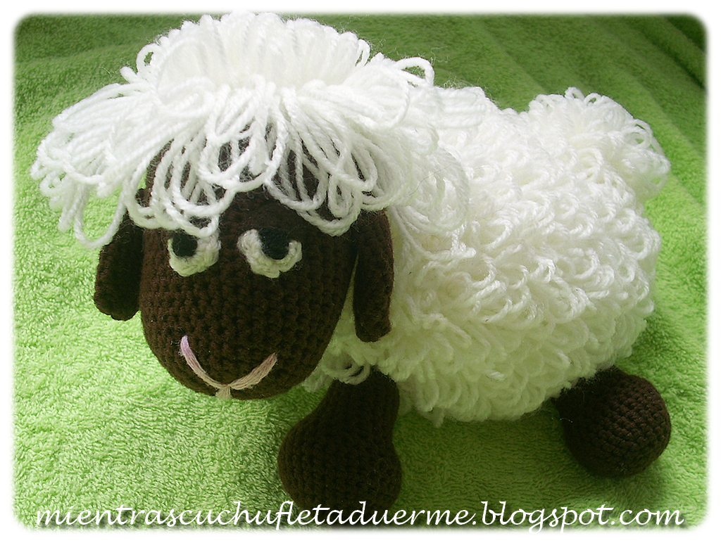 AMIGURUMI OVEJA Mientras Cuchufleta Duerme