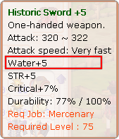 Flyff Element Upgrades
