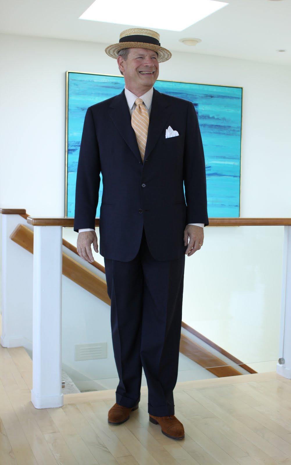 The Shoe AristoCat Straw boater hats for the Summer