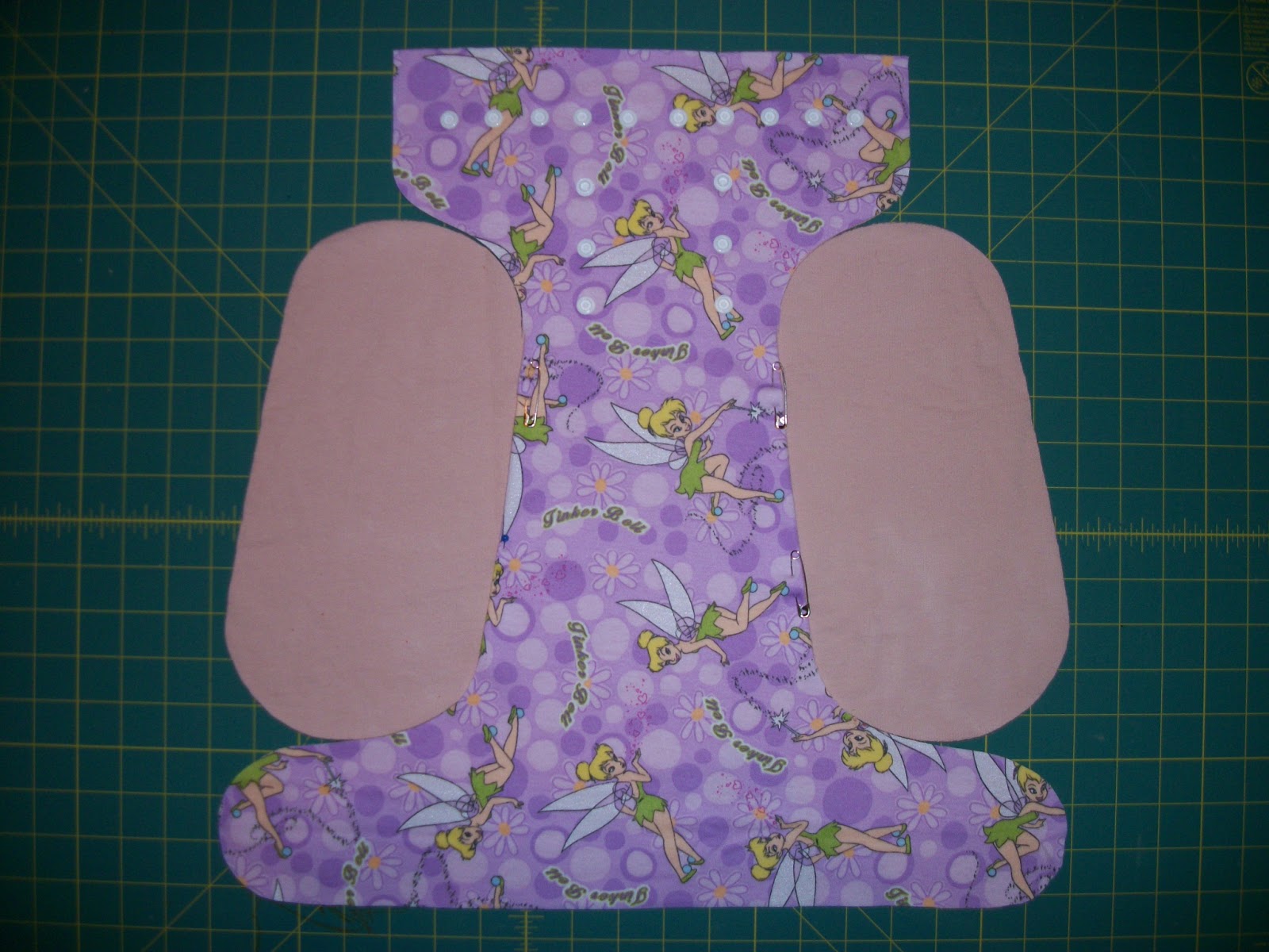 Simple DiaperSewing Tutorials FoldInFitted with a Print or Fleece Outer