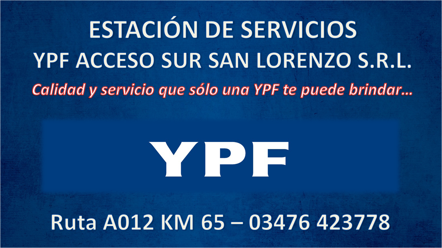 ESTACIÓN DE SERVICIOS YPF
