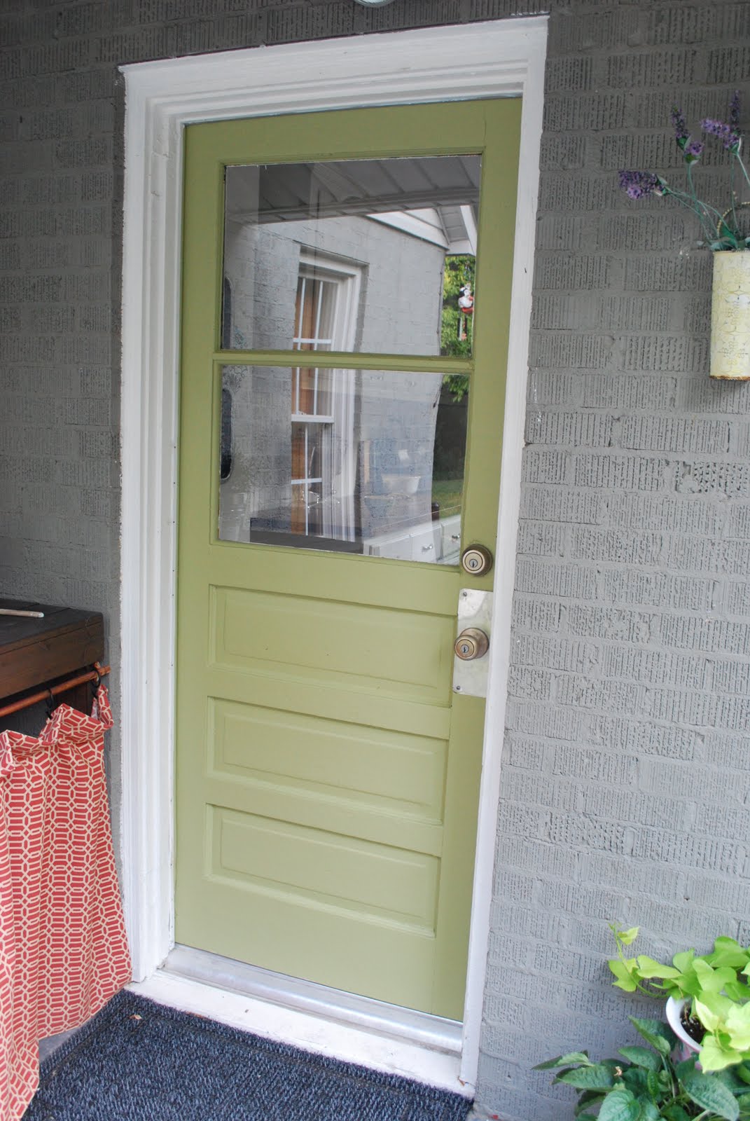 1600 #8F3F3C 2010 Before I Painted The Back Of The House Trim To Match The Front pic Paint Colors For Front Doors Pictures 48211071
