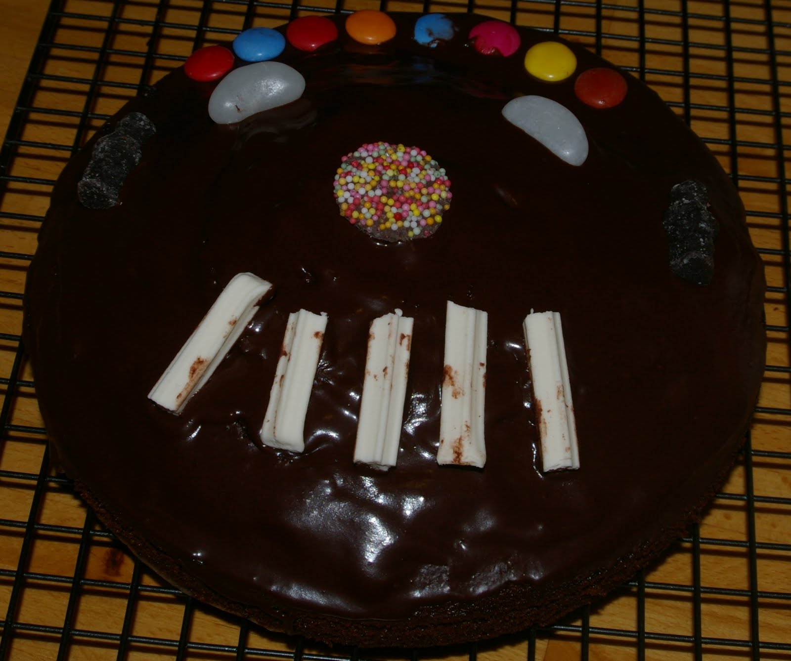 chocolate cake monster