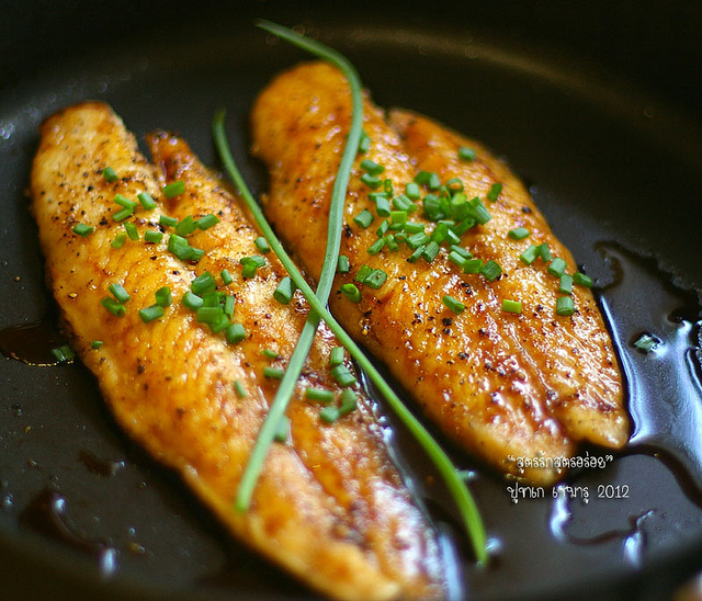 ปลาย่างซีอิ๊ว(Grilled Fish with mirin and soy sauce) All about my