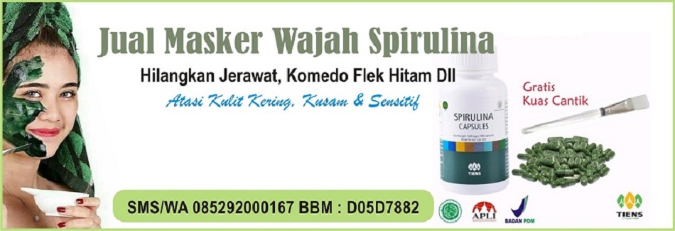 Jual Masker Wajah Spirulina Tiens Asli Murah