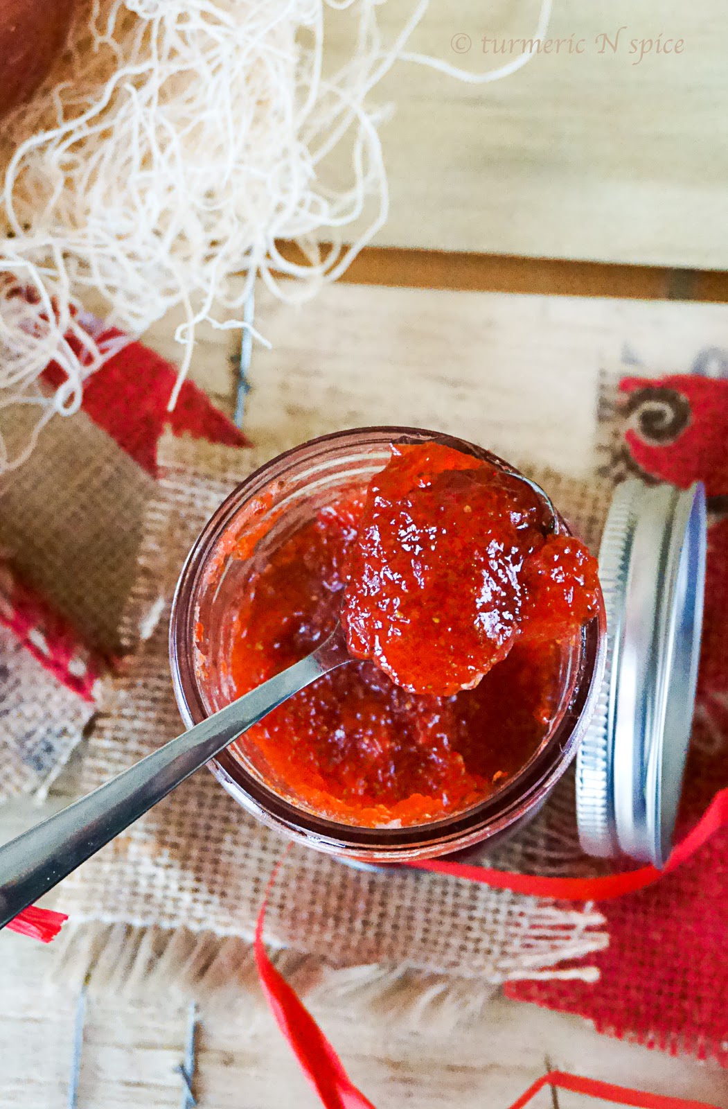 Turmeric n spice Strawberry Jam with a kick