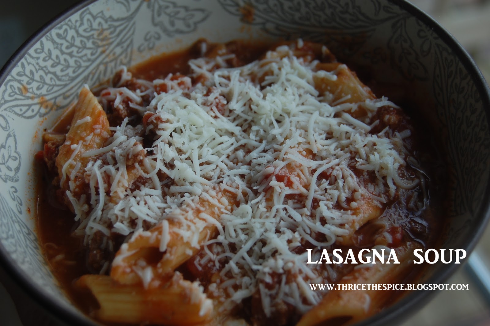 ThriceTheSpice Lasagna Soup