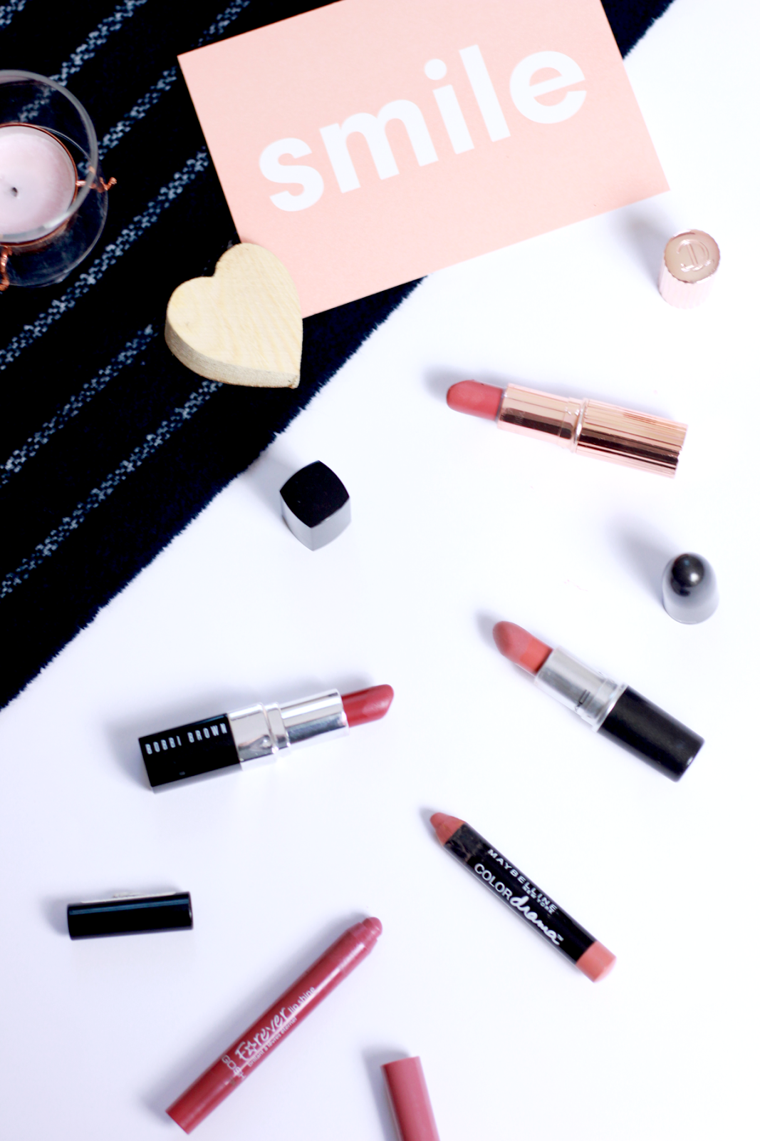Image of Charlotte Tilbury Stoned Rose, MAC Velvet Teddy, Bobbi Brown Nude, Maybelline Nude Perfection & Gosh Love Story lipsticks Image of Charlotte Tilbury Stoned Rose, MAC Velvet Teddy, Bobbi Brown Nude, Maybelline Nude Perfection & Gosh Love Story lipsticks