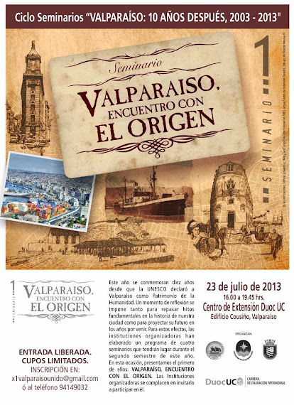 Diseño Seminario "Valparaíso encuentro con el origen"