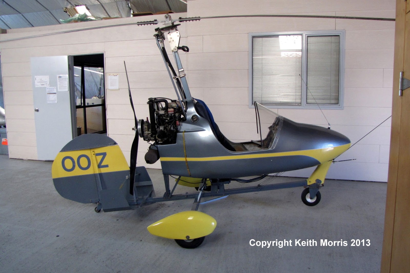 NZ Civil Aircraft Montgomerie Bensen B8MR Gyrocopter at Tauranga 22/6/2013
