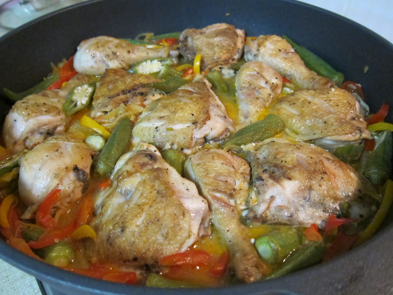 Saucy Thyme Brazilianstyle Chicken with Okra