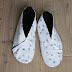 MES CHAUSSONS-KIMONO EN TISSU