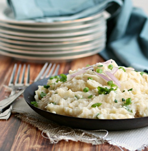 Hungry Couple Caramelized Onion and Gruyere Mashed Potatoes