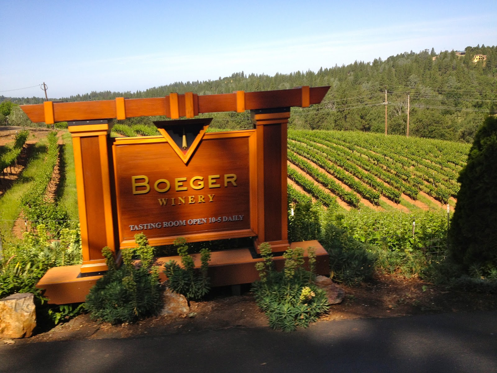 Boeger Winery, El Dorado Wine Country spaswinefood