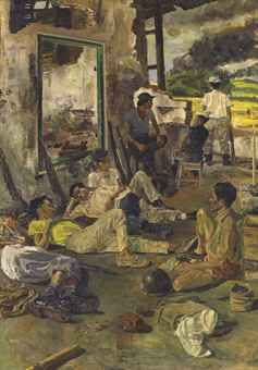 S Sudjojono Pelopor Seni Lukis Modern Berciri Indonesia Pesona Nusantara