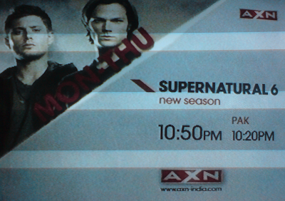 Supernatural Season 6 on AXN India