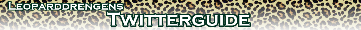 Leoparddrengens twitterguide