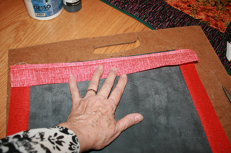 Buzzing and Bumbling Chalkboard Tablecloth Tutorial