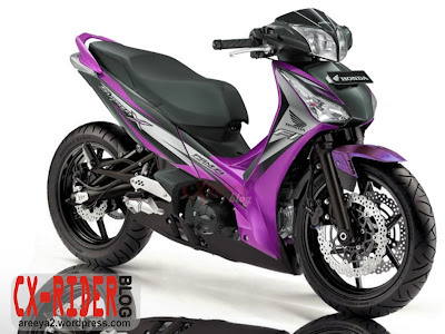 modifikasi motor honda supra x 125