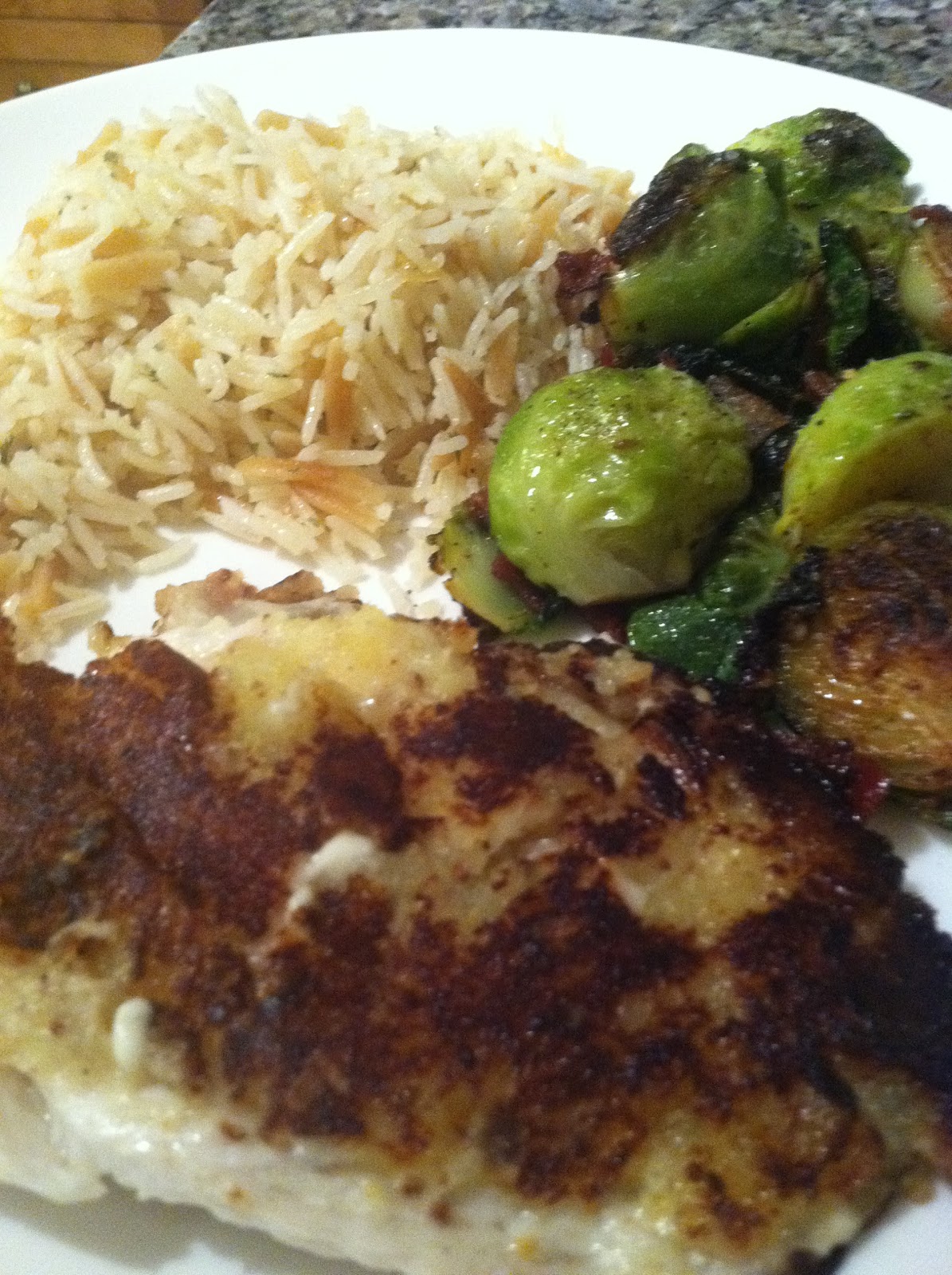 parsley & polka dots potatohorseradish crusted tilapia