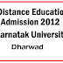 Distance Degree and PG Karnatak University Dharwad