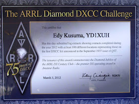 DIAMOND  DXCC, 75th  ARRL  DXCC