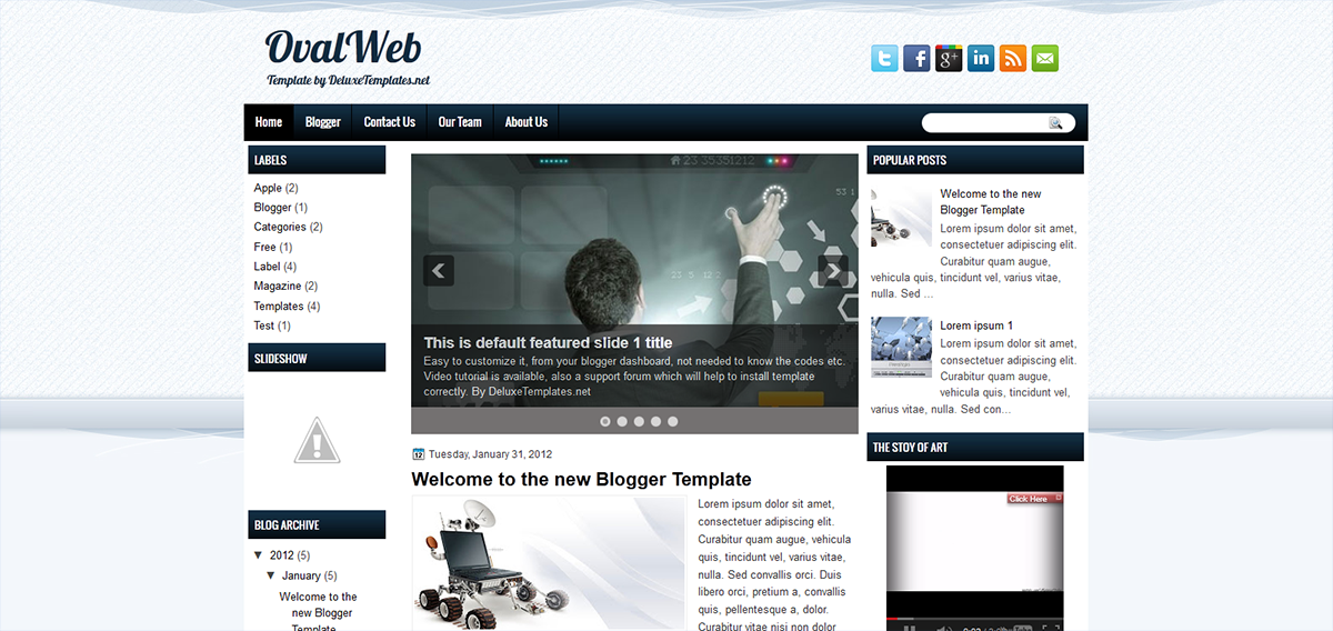 OVAL WEB OVAL WEB