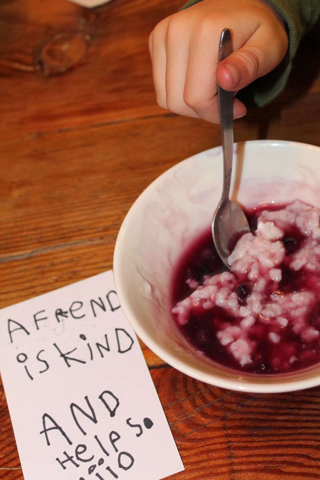 Kaiku Lifestyle Finnish Rice Porridge (Pudding) With Blueberry Sauce