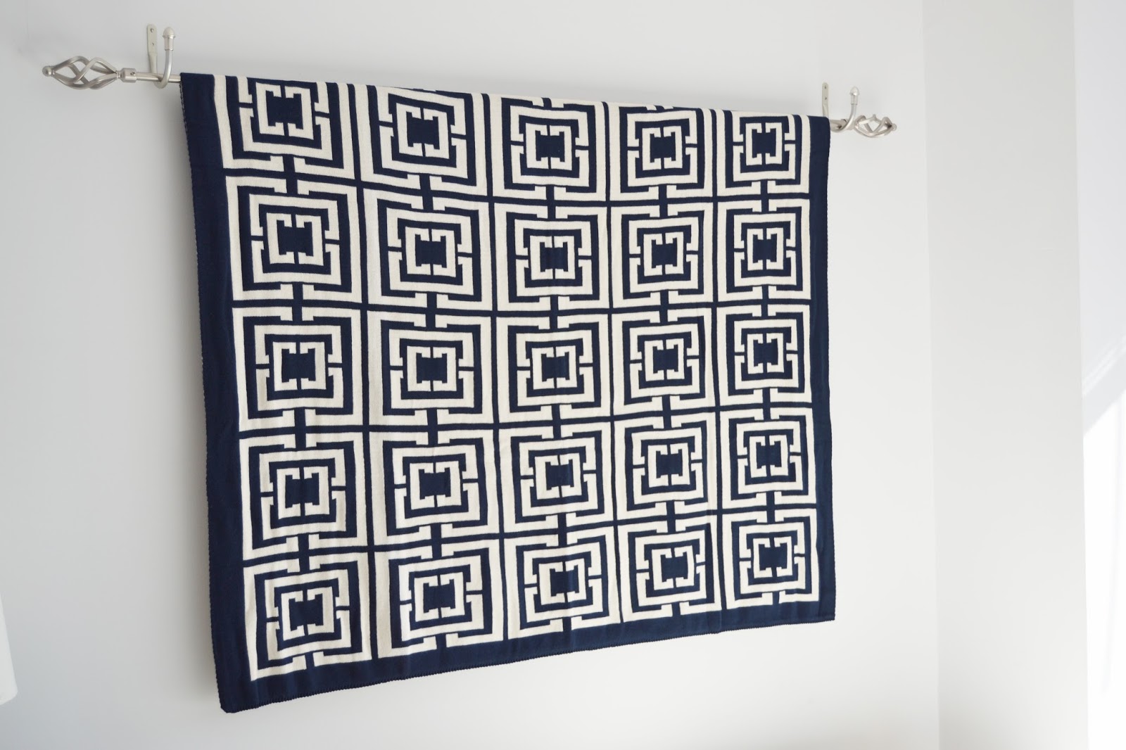 The Crafty Novice DIY Blanket Headboard