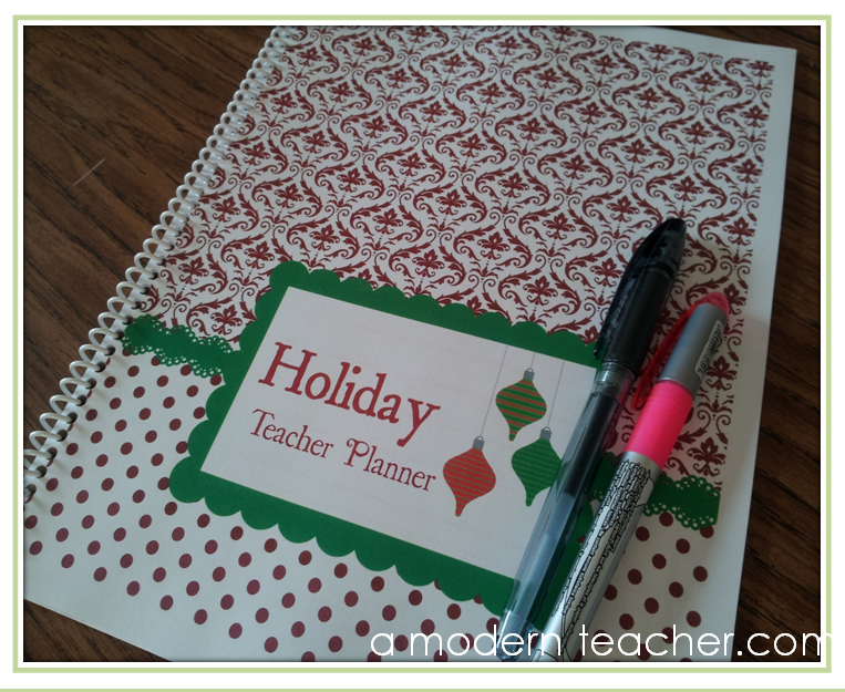 Holiday Teacher Planner A Modern Teacher