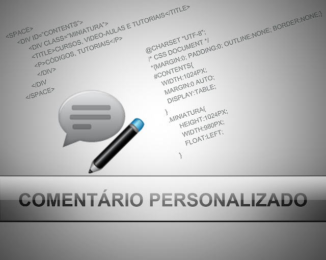 Responder Comentário personalizados
