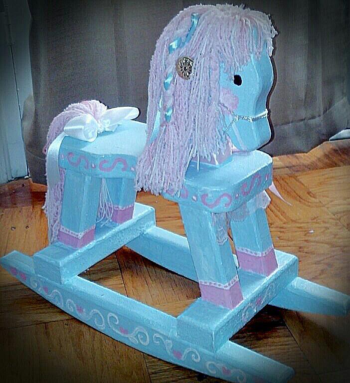 Mecham Family DIY rocking horse