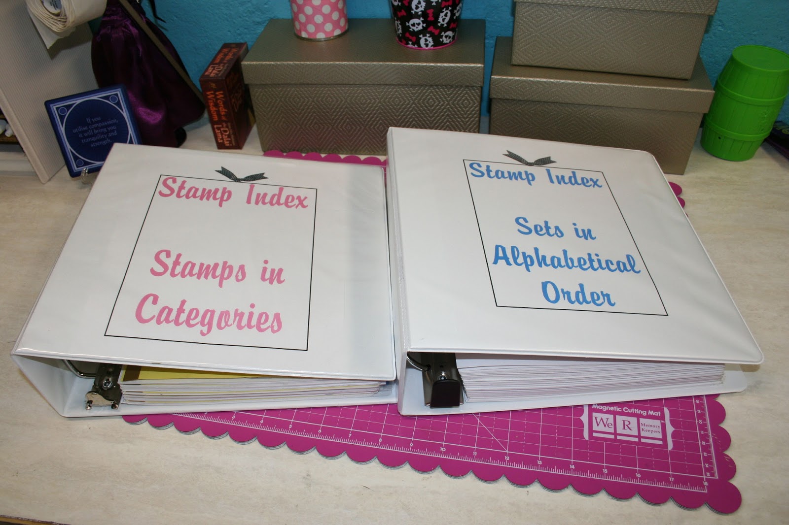 Staying Crafty My Stamp Index Binder System