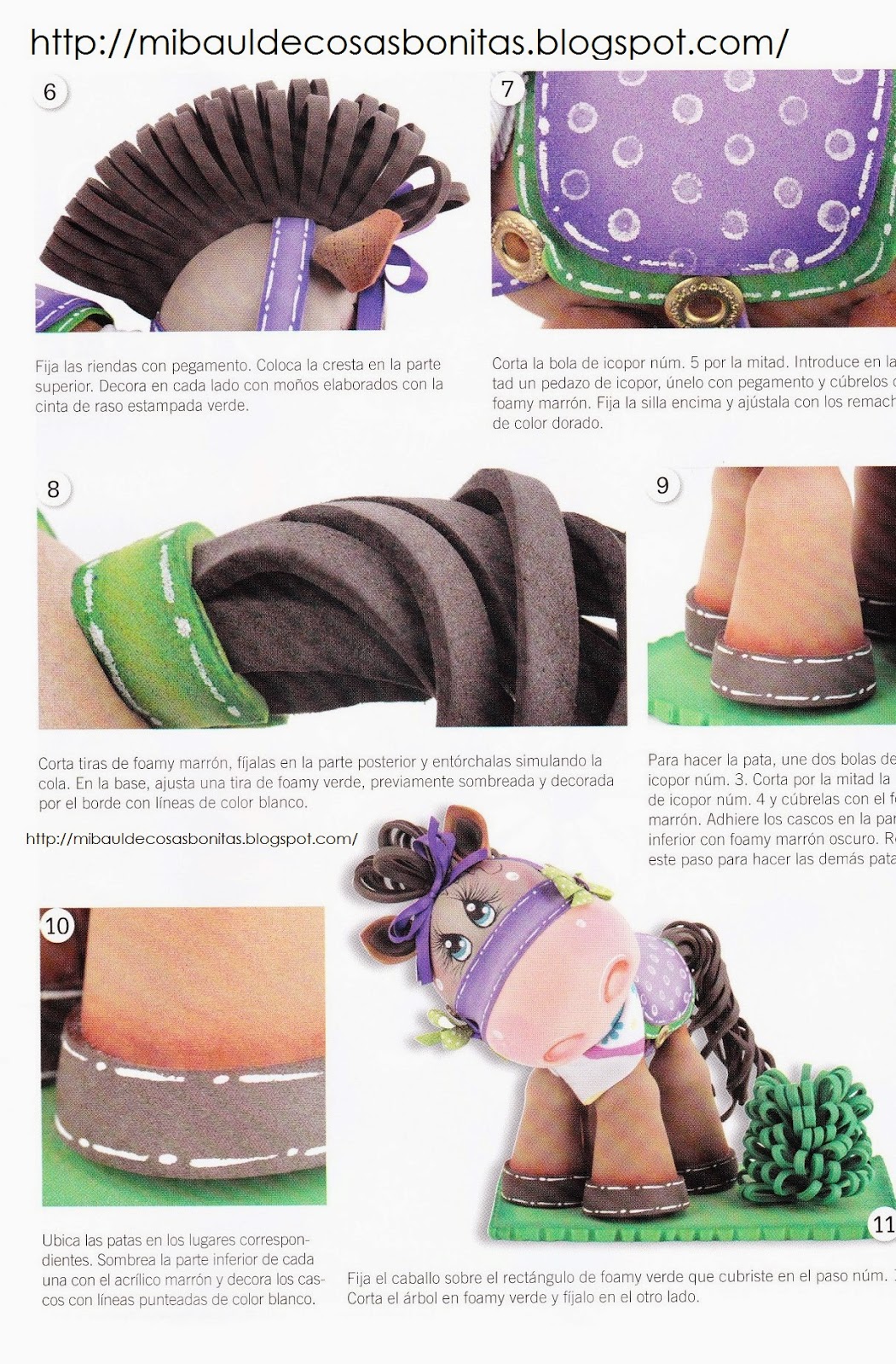 Mi baúl de cosas bonitas: Caballo Fofucho paso a paso