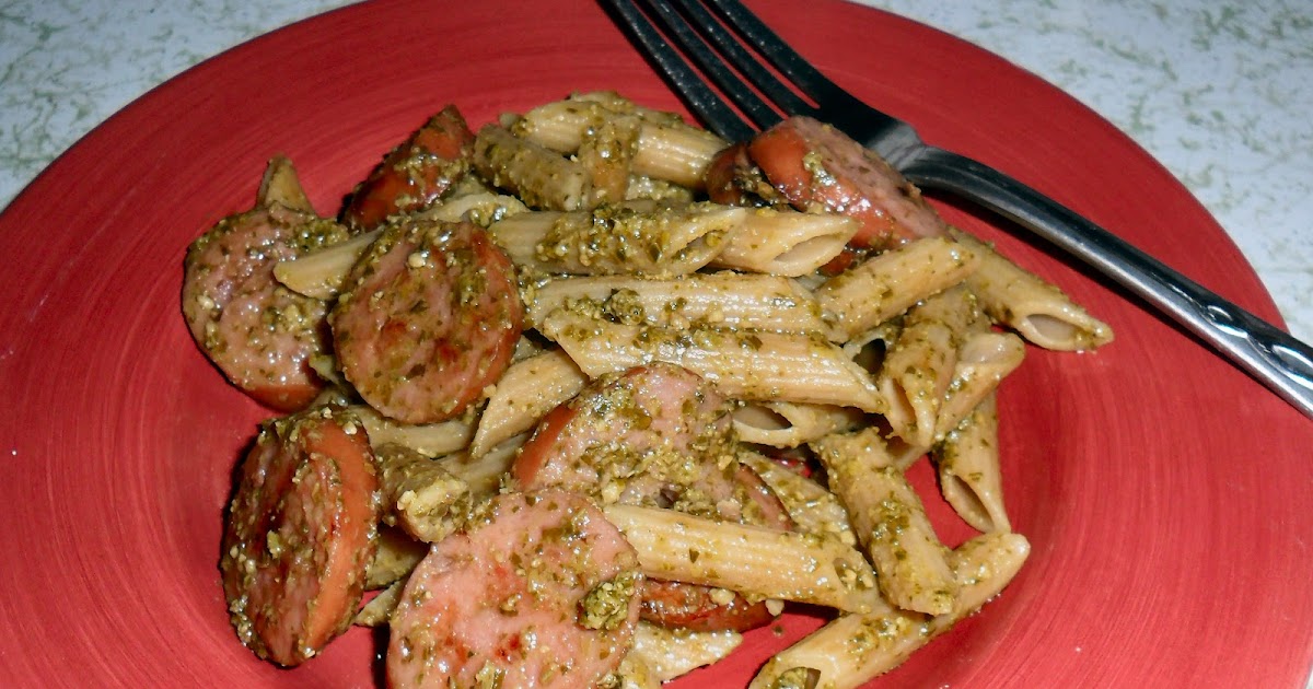 The Last Cordwainer Pesto Kielbasa Pasta