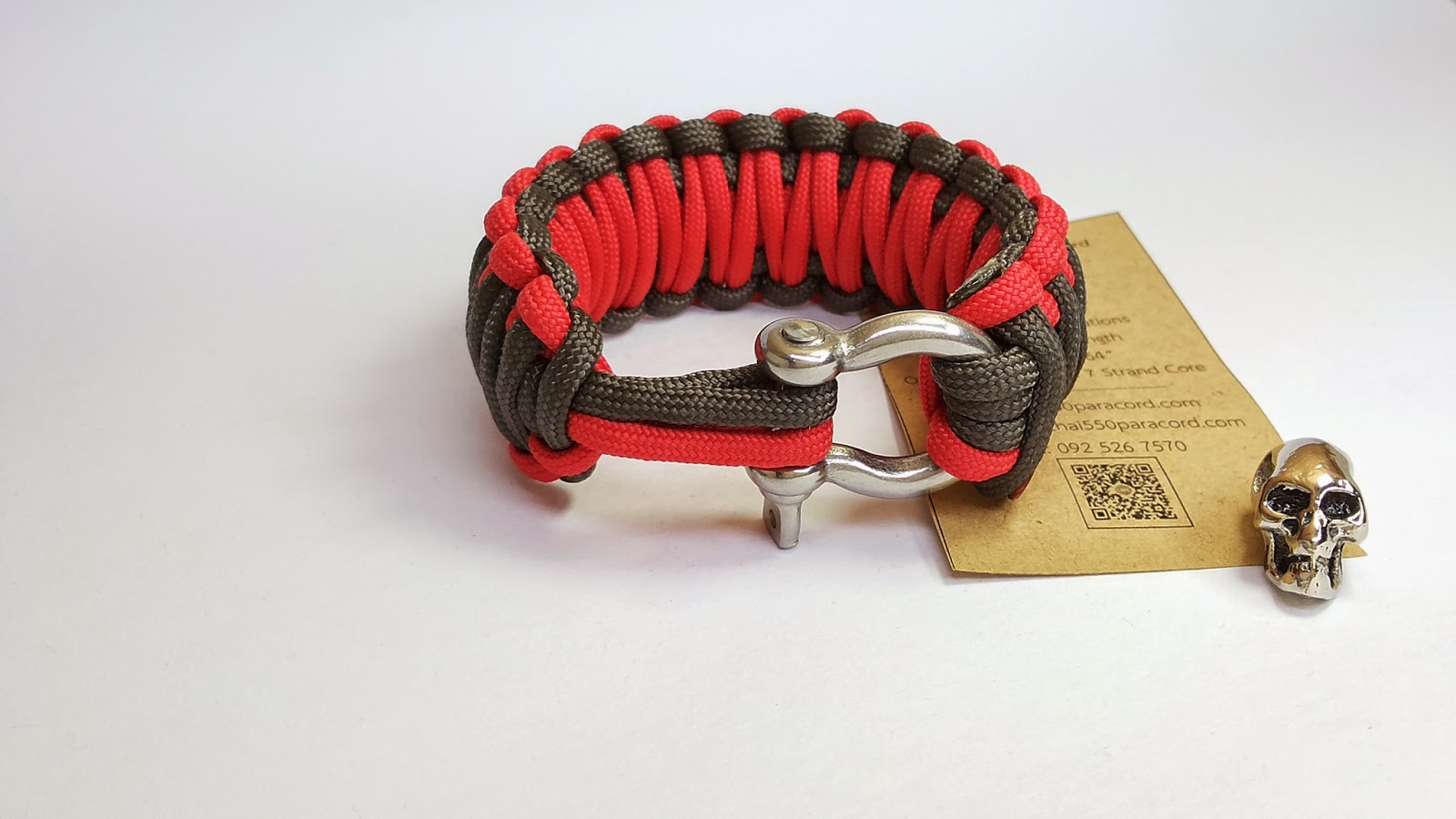 THAI550PARACORD พาราคอร์ด USA Paracord Bracelet BRL