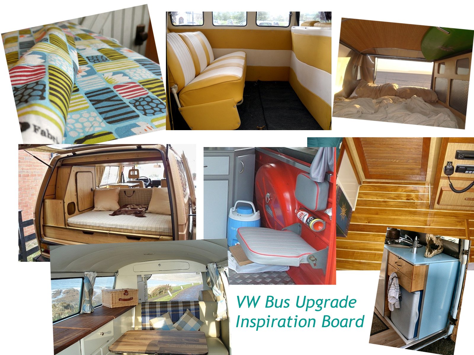 Tiptoethrough Inspiration for our VW bus makeover...