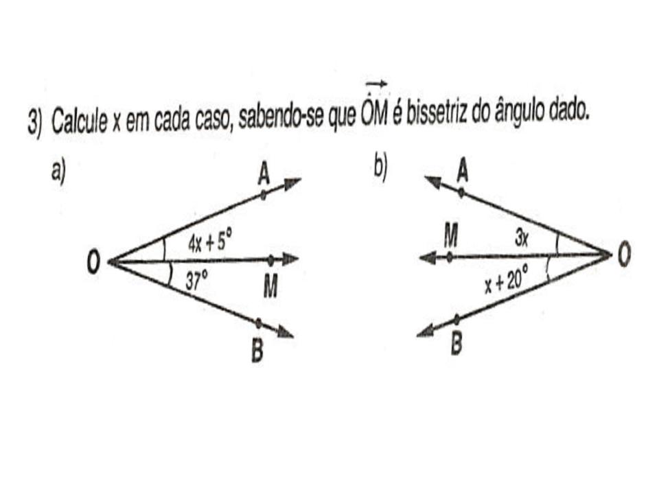 Questões de Concurso de Matemática sobre Ângulos com Gabarito