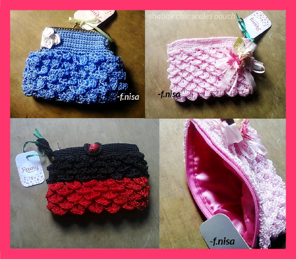 crocodile stitch by nisa crochet crocodile stitch pouch purse