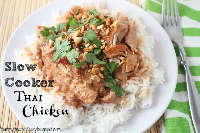 Easy Slow Cooker Thai Chicken Easy Slow Cooker Thai Chicken