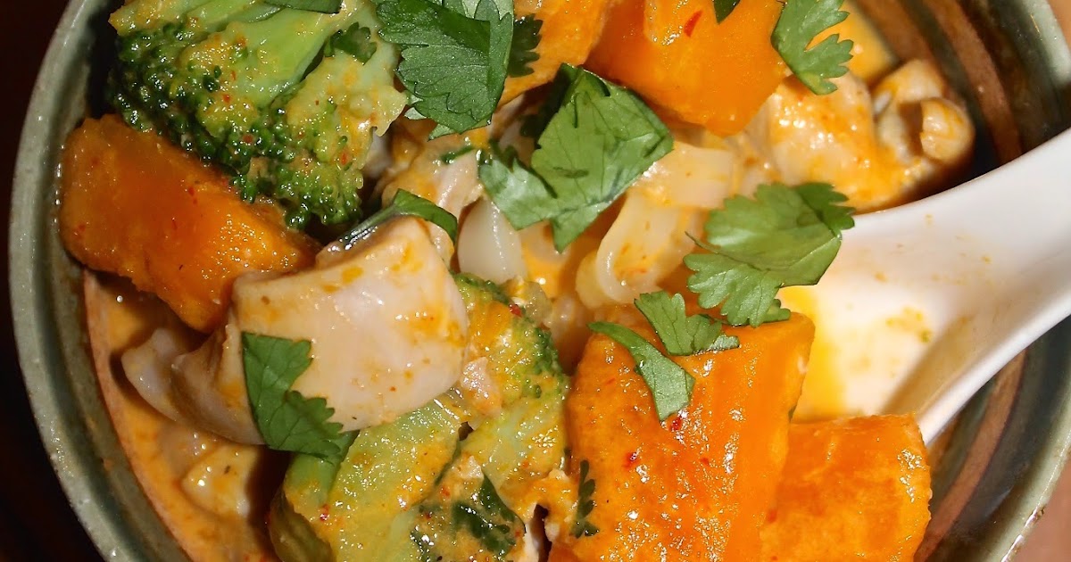 Savory Moments Chicken and kabocha squash red curry