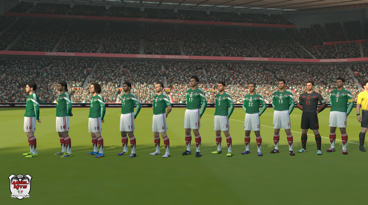 Mexico Home Kit World Cup 2014 (PNG files and dds files) | ABIEL KITS