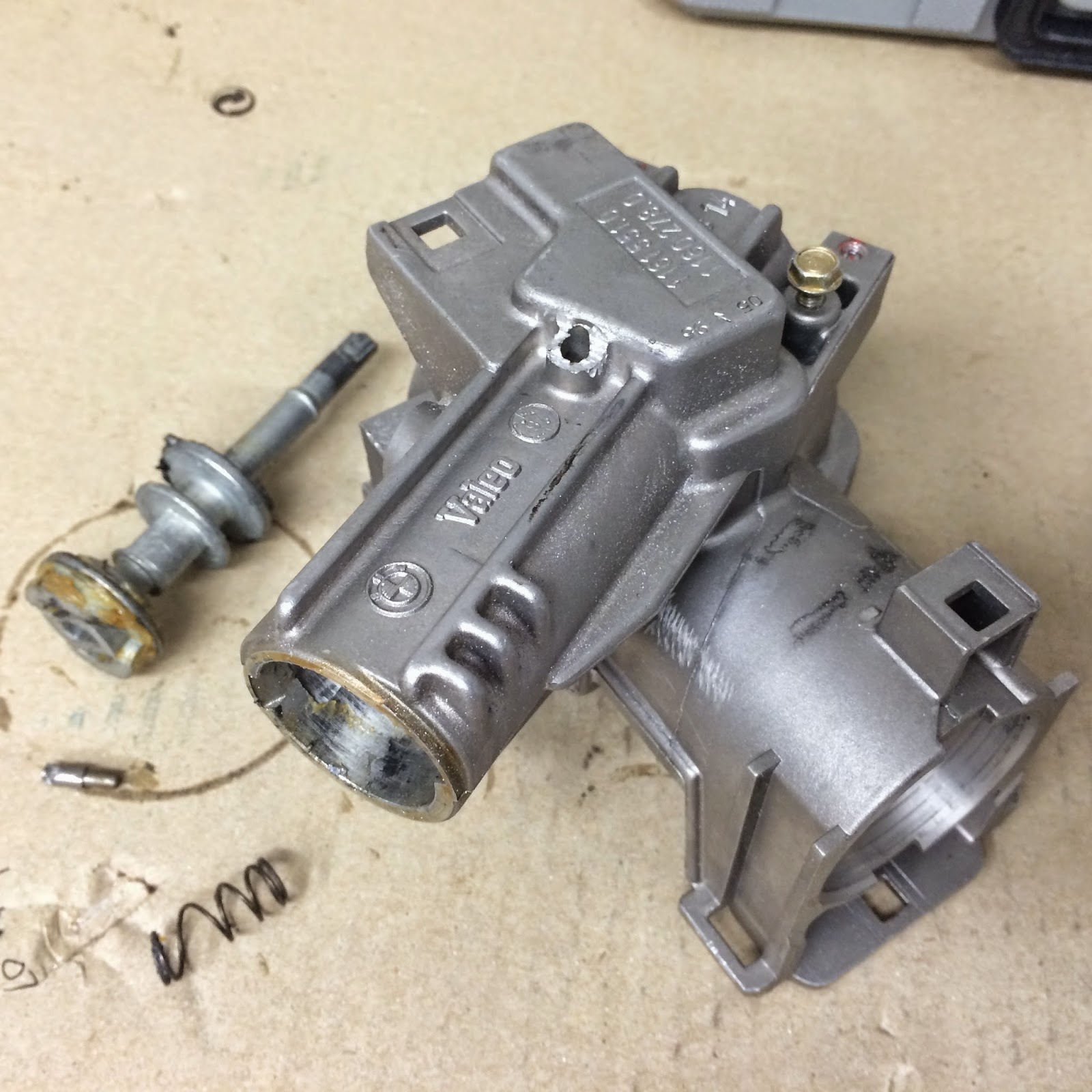 Stu's AK427 Build BMW E34 Steering Column rework